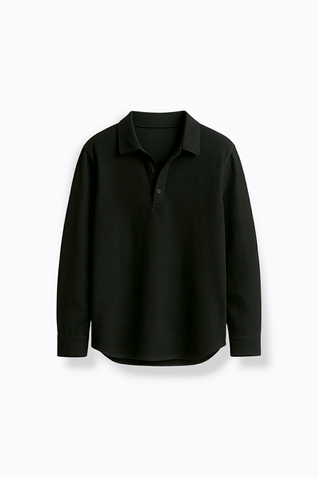 EVAN | Cotton Linen Shirt | Black | C2A1